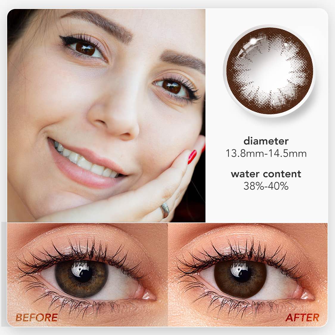 Cofee ojos de muñeca