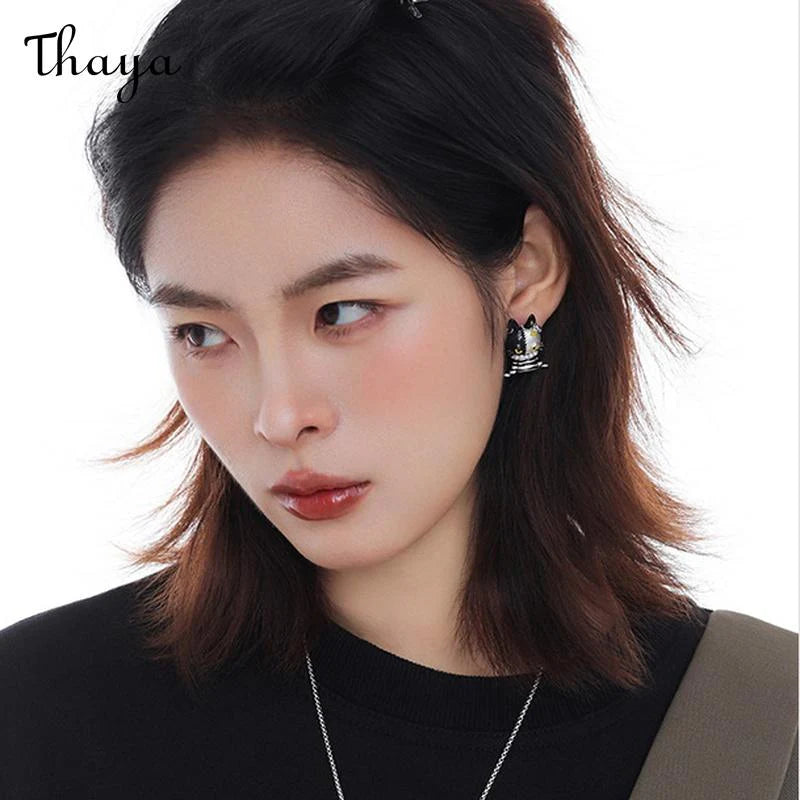 Aretes Gato - Thaya