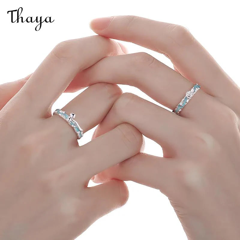 Anillos Pareja “El Principito” Plata S925 - Thaya