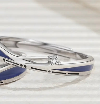 Anillo Pareja Plata S925 - Thaya