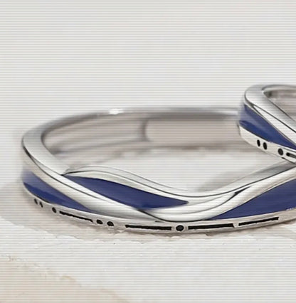 Anillo Pareja Plata S925 - Thaya