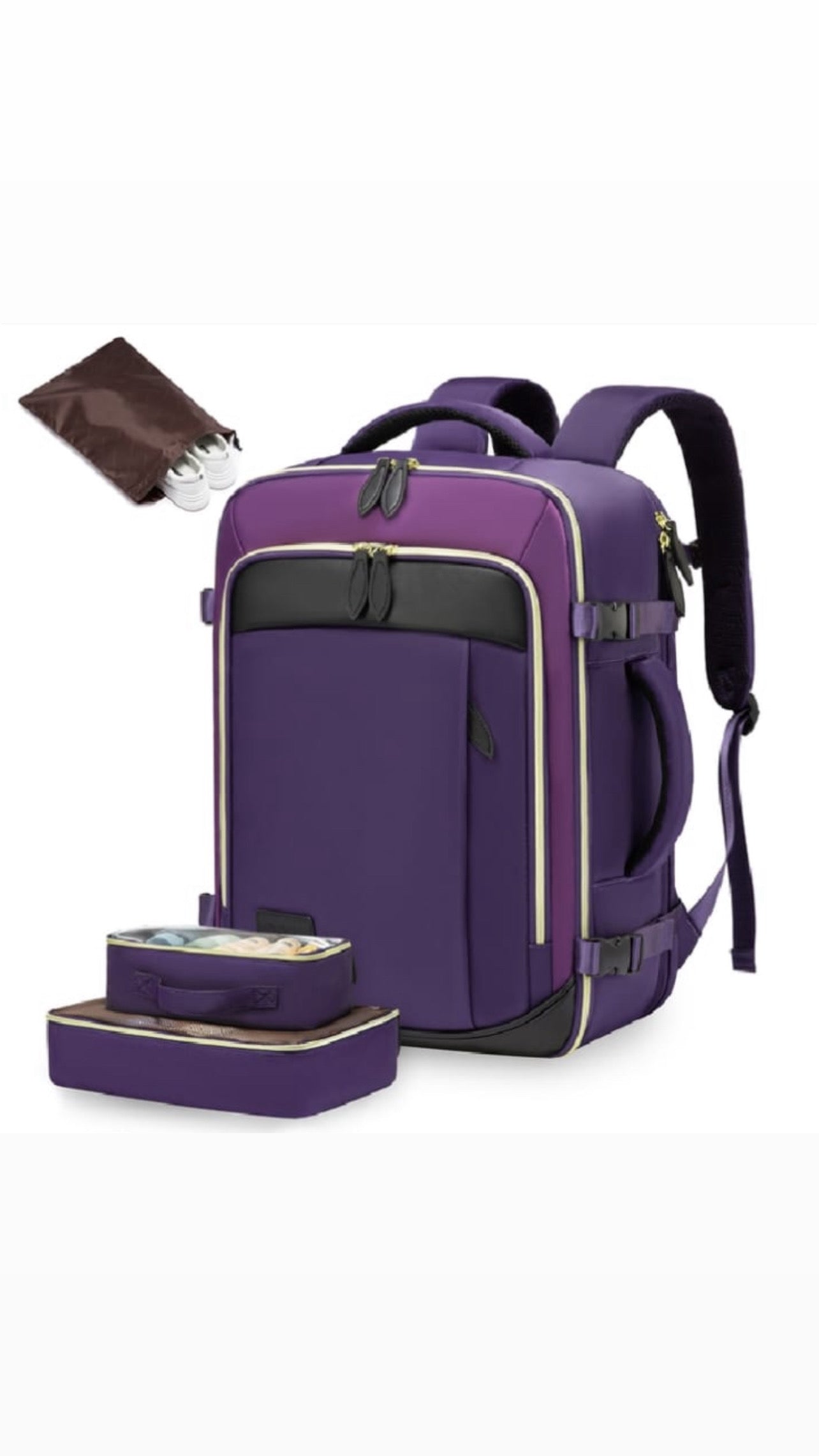 Mochila de viaje con accesorios