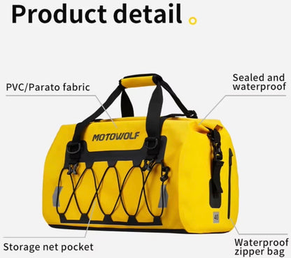 MOTOWOLF - Maleta A prueba de Agua para Moto