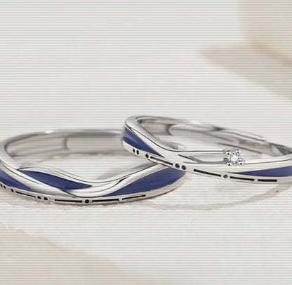 Anillo Pareja Plata S925 - Thaya