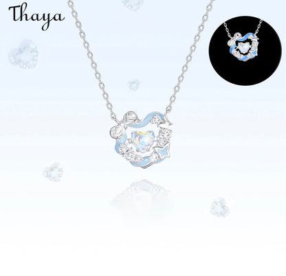 Collar Corazón Plata S925 - Thaya