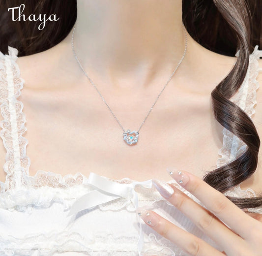 Collar Corazón Plata S925 - Thaya