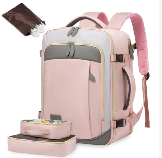 Mochila de viaje con accesorios