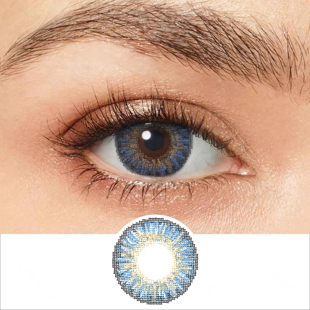 3 tone Blue 14.5mm