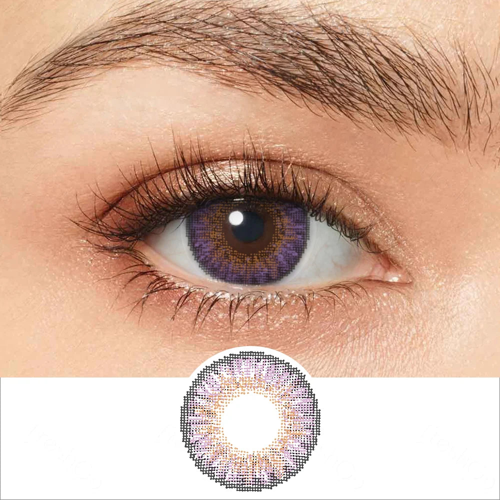 3 tone Amethyst 14.5mm