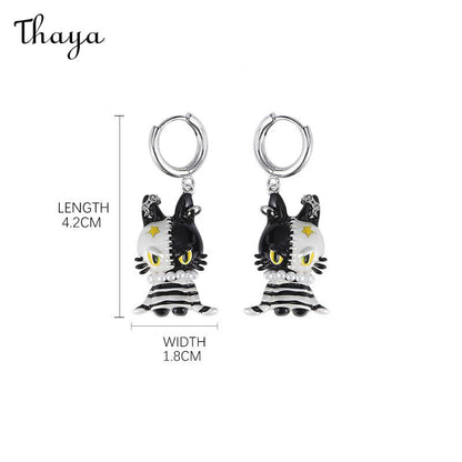 Aretes Gato - Thaya