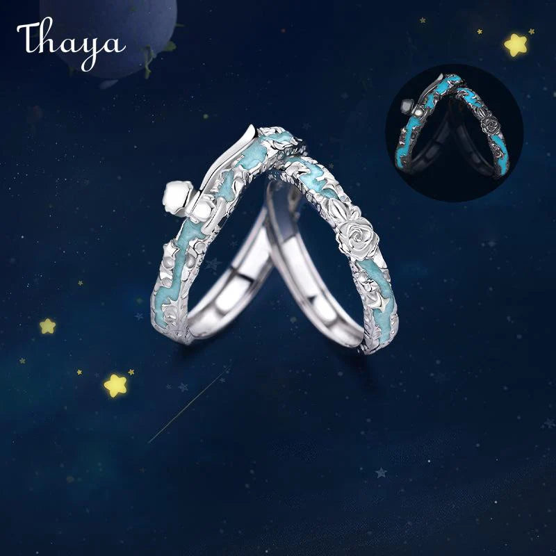 Anillos Pareja “El Principito” Plata S925 - Thaya